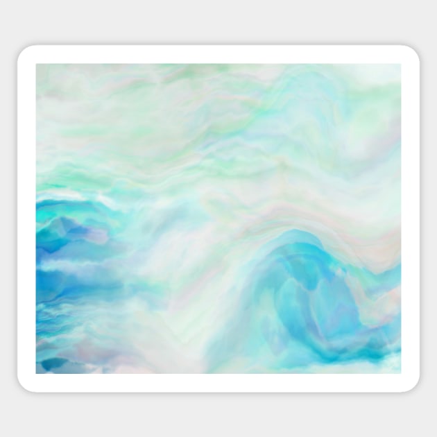 Mysterious waters opal Sticker by RoseAesthetic